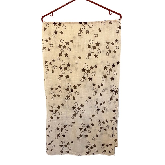 Fashion Scarf Star Print - Picture 2 of 4